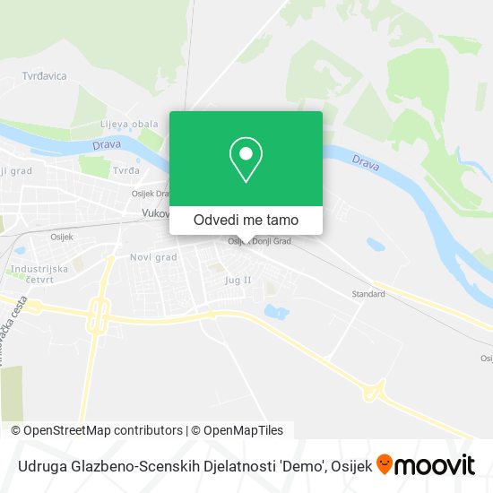 Karta Udruga Glazbeno-Scenskih Djelatnosti 'Demo'