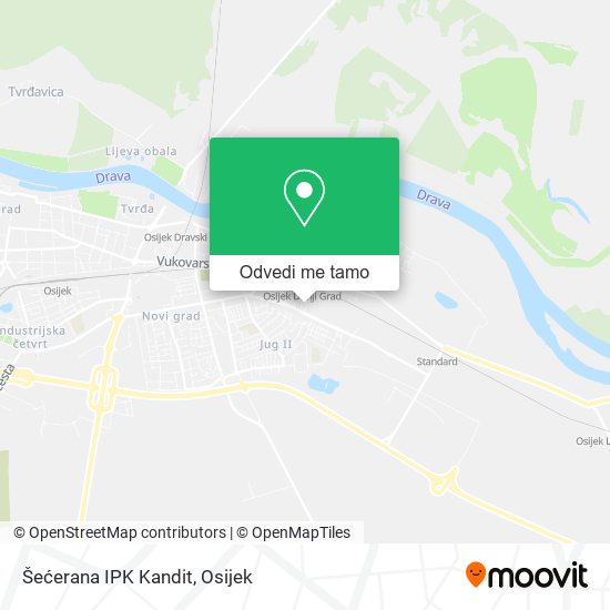 Karta Šećerana IPK Kandit