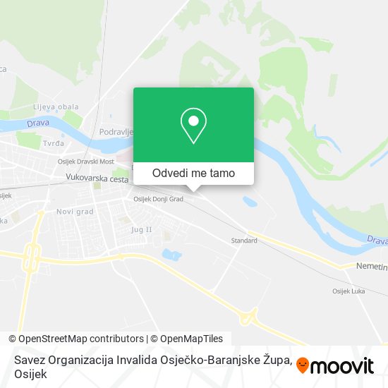 Karta Savez Organizacija Invalida Osječko-Baranjske Župa