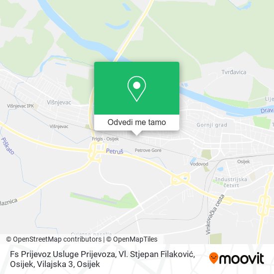 Karta Fs Prijevoz Usluge Prijevoza, Vl. Stjepan Filaković, Osijek, Vilajska 3