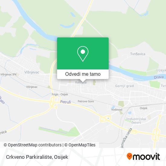 Karta Crkveno Parkiralište