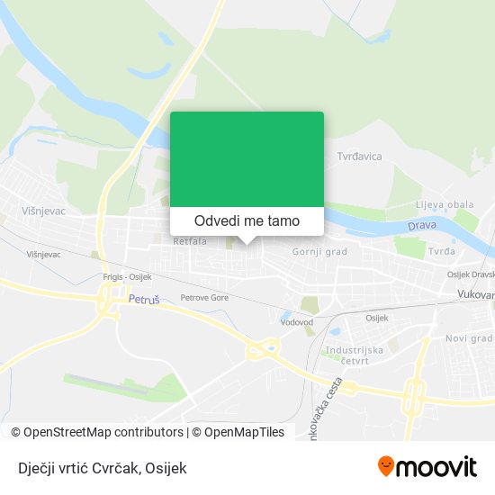Karta Dječji vrtić Cvrčak