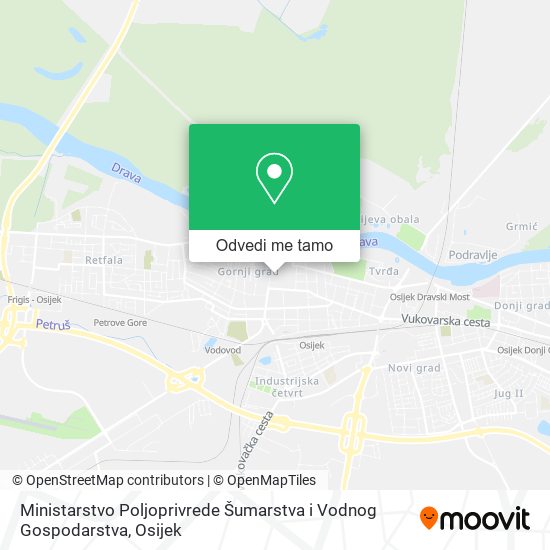 Karta Ministarstvo Poljoprivrede Šumarstva i Vodnog Gospodarstva