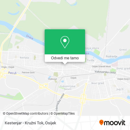 Karta Kestenjar - Kružni Tok