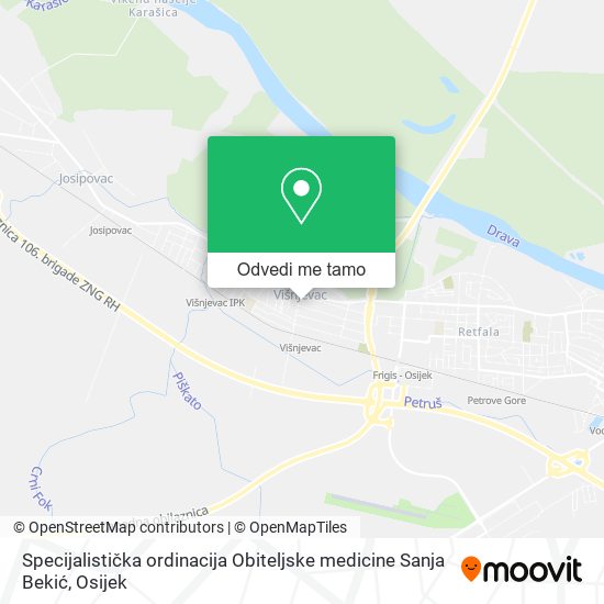 Karta Specijalistička ordinacija Obiteljske medicine Sanja Bekić