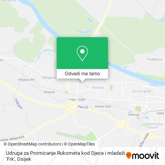Karta Udruga za Promicanje Rukometa kod Djece i mladeži 'Frk'