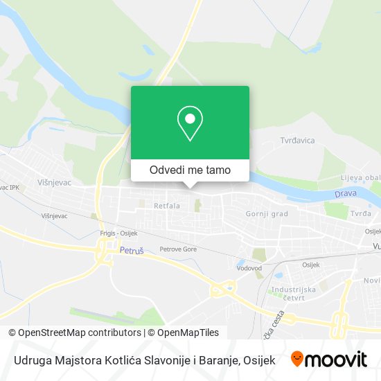 Karta Udruga Majstora Kotlića Slavonije i Baranje