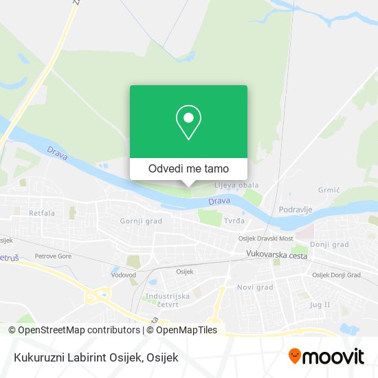 Karta Kukuruzni Labirint Osijek