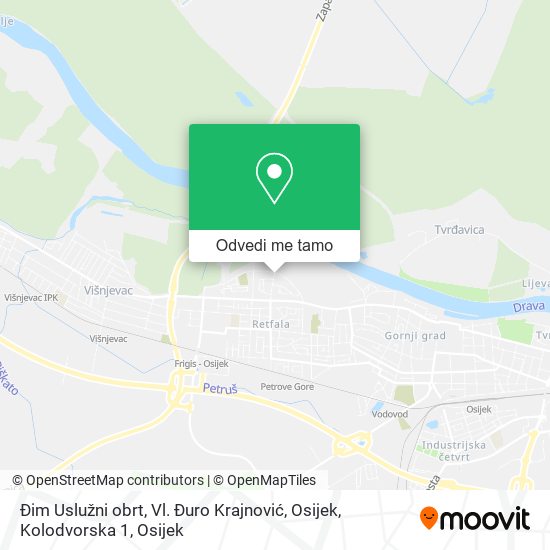 Karta Đim Uslužni obrt, Vl. Đuro Krajnović, Osijek, Kolodvorska 1