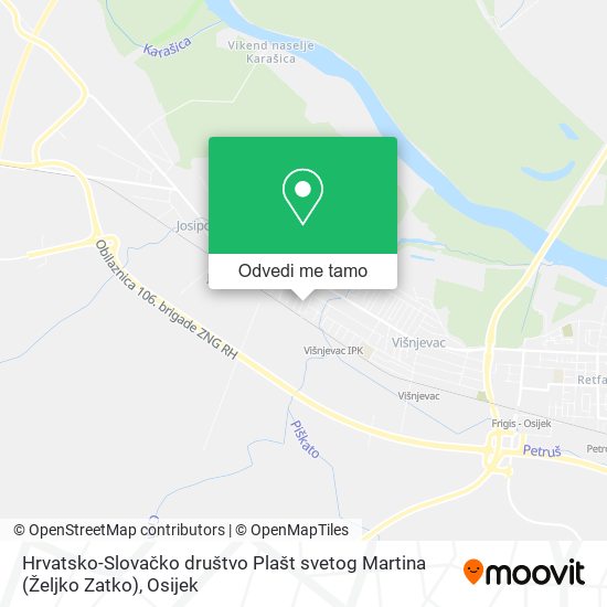 Karta Hrvatsko-Slovačko društvo Plašt svetog Martina (Željko Zatko)