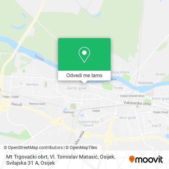 Karta Mt Trgovački obrt, Vl. Tomislav Matasić, Osijek, Svilajska 31 A