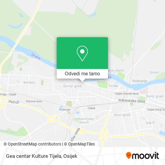 Karta Gea centar Kulture Tijela