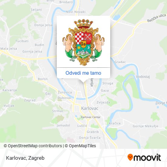 Karta Karlovac