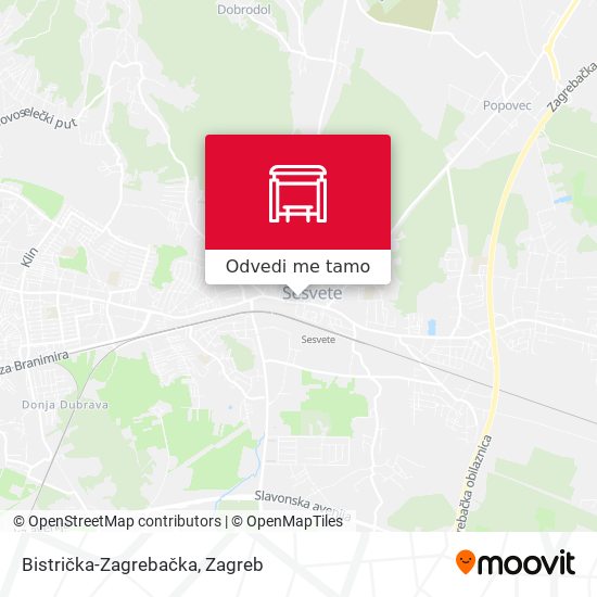 Karta Bistrička-Zagrebačka