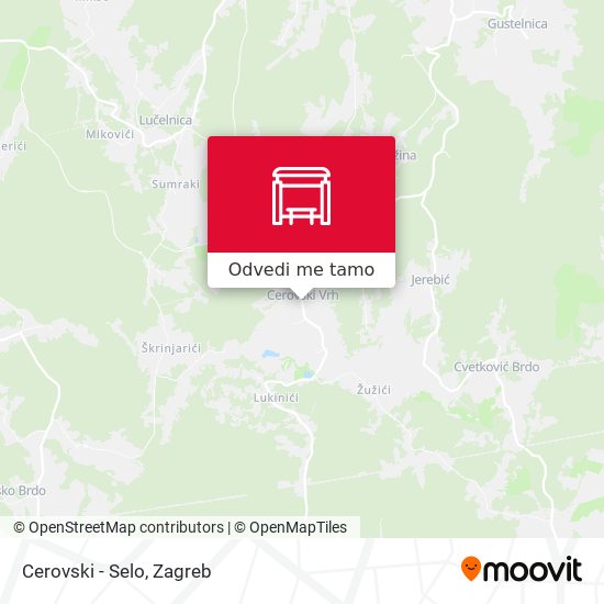 Karta Cerovski - Selo
