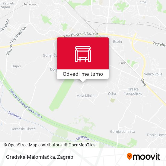 Karta Gradska-Malomlačka