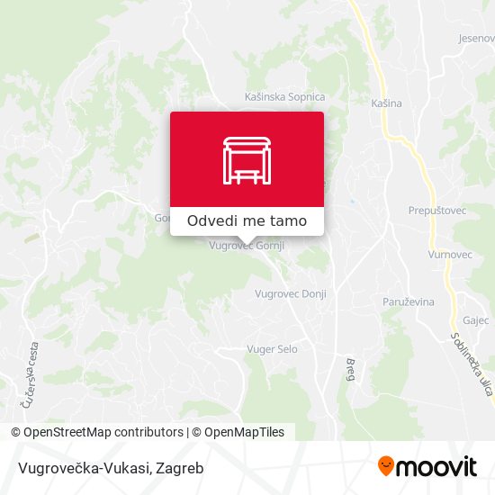 Karta Vugrovečka-Vukasi