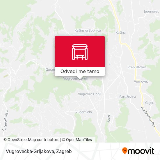 Karta Vugrovečka-Grljakova