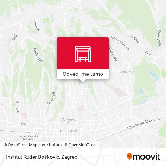 Karta Institut Ruđer Bošković