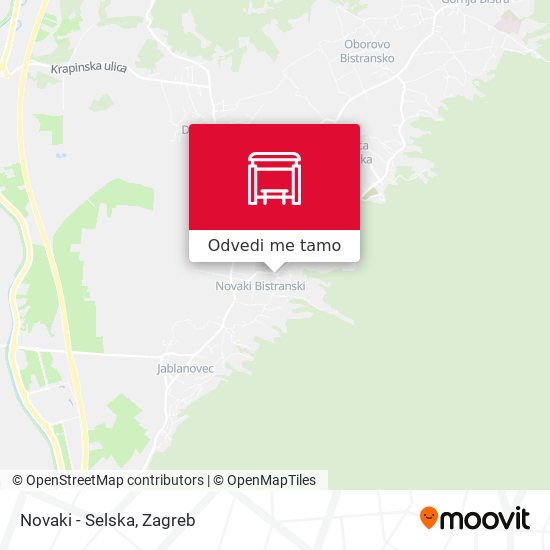 Karta Novaki - Selska