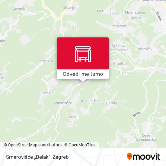 Karta Smerovišće „Belak“