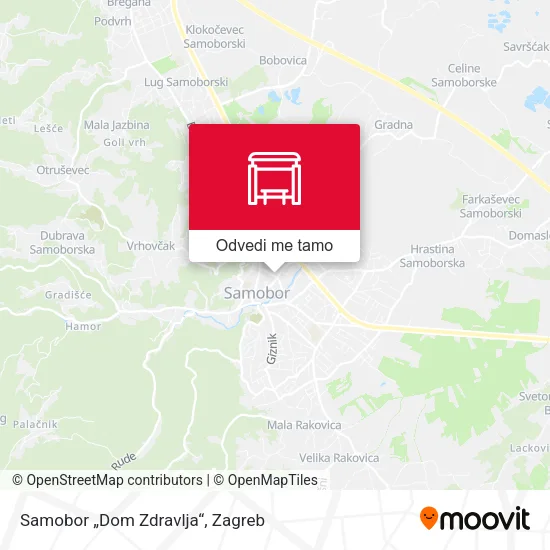 Karta Samobor „Dom Zdravlja“