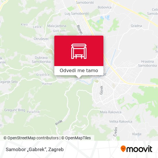 Karta Samobor „Gabrek“