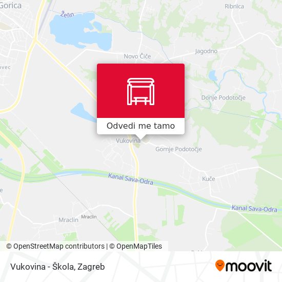 Karta Vukovina - Škola