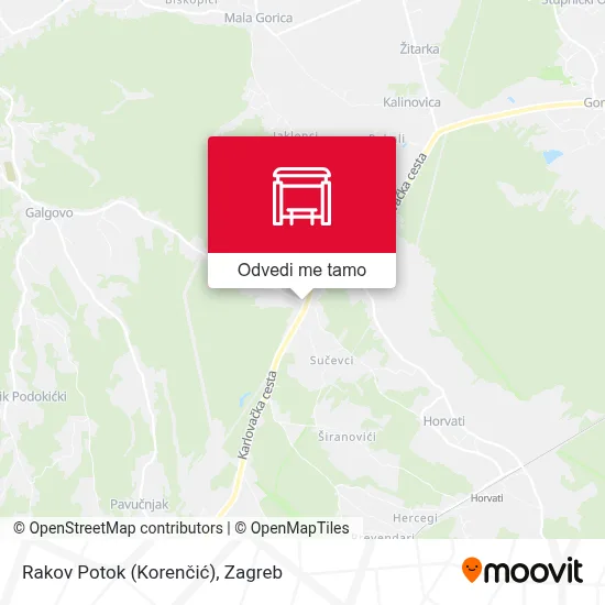 Karta Rakov Potok (Korenčić)