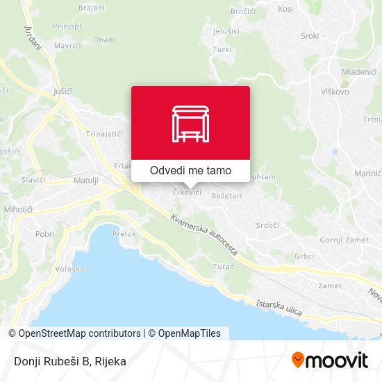Karta Donji Rubeši B