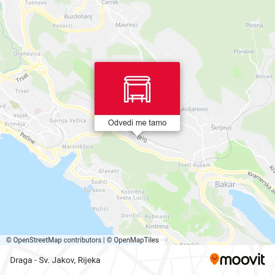 Karta Draga - Sv. Jakov