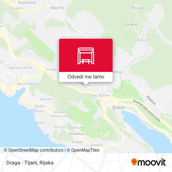 Karta Draga - Tijani