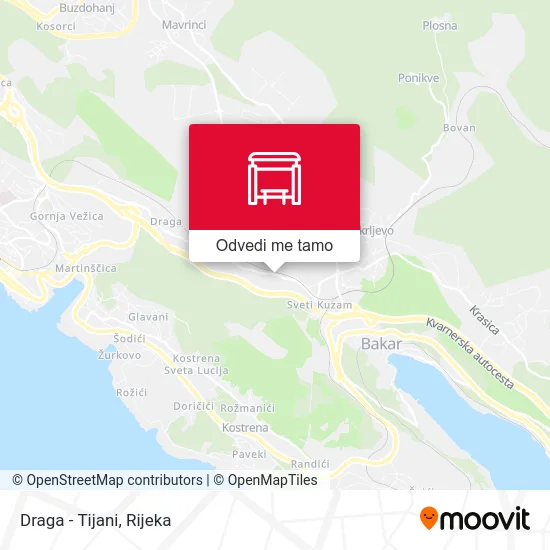 Karta Draga - Tijani