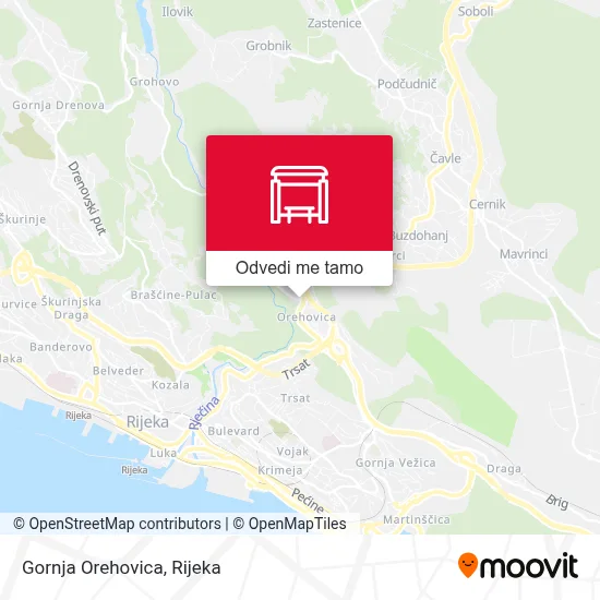 Karta Gornja Orehovica