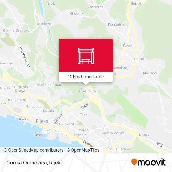 Karta Gornja Orehovica