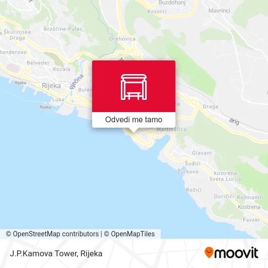 Karta J.P.Kamova Tower