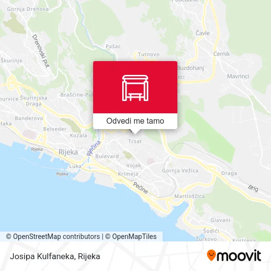 Karta Josipa Kulfaneka