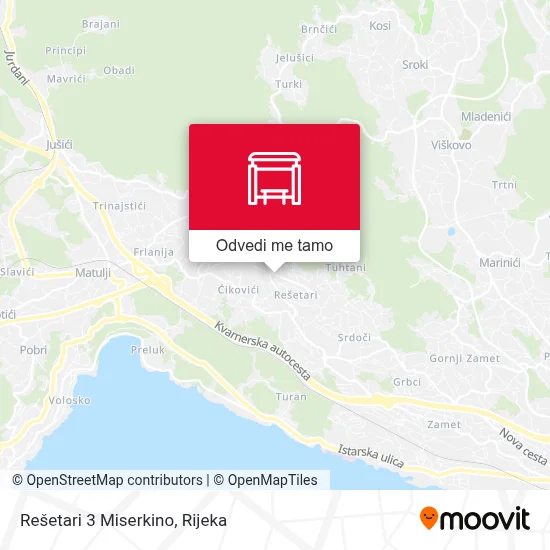 Karta Rešetari 3 Miserkino