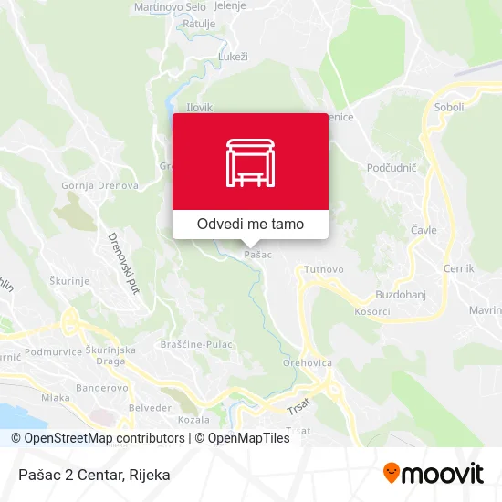 Karta Pašac 2 Centar