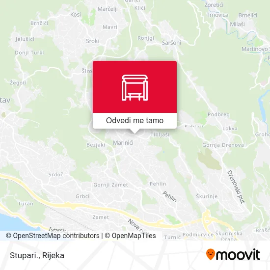 Karta Stupari.