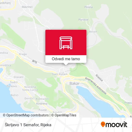Karta Škrljevo 1 Semafor