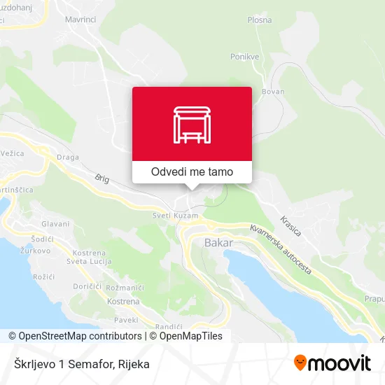 Karta Škrljevo 1 Semafor