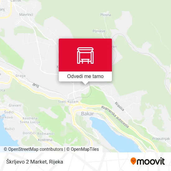 Karta Škrljevo 2 Market