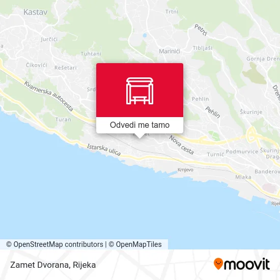 Karta Zamet  Dvorana