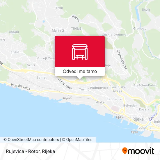 Karta Rujevica - Rotor