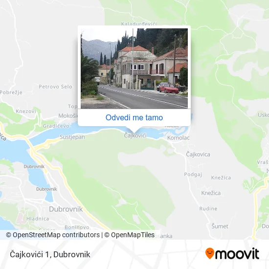 Karta Čajkovići 1