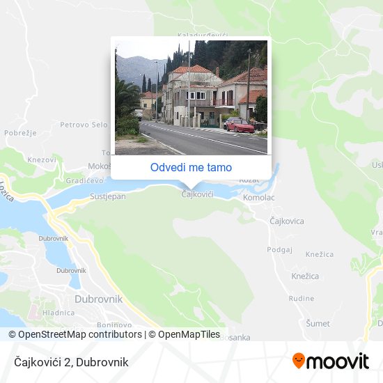 Karta Čajkovići 2