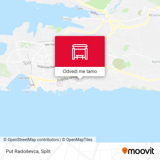 Karta Put Radoševca