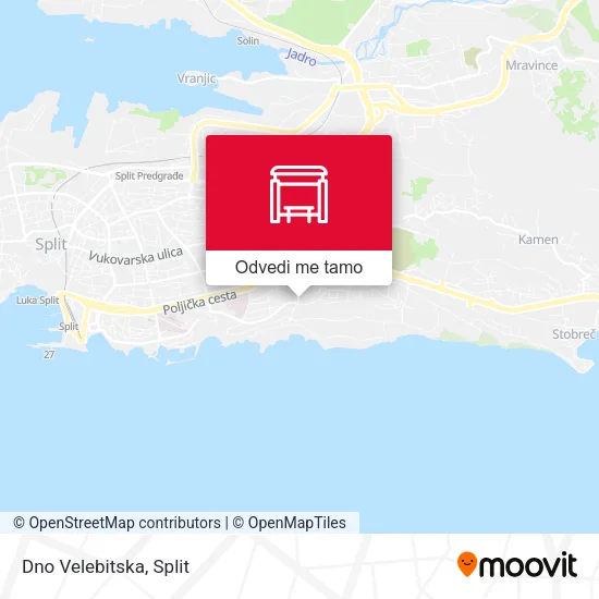 Karta Dno Velebitska