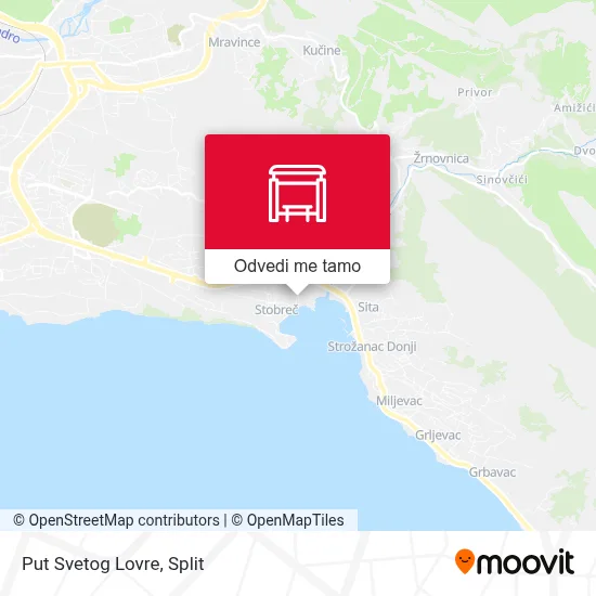Karta Put Svetog Lovre